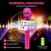 Micrófono Karaoke Bluetooth Inalámbrico Portátil Reproductor De Música Multicolor