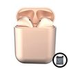 Auriculares Inpods 12 Bluetooth Metalizado Rosa Klack® Compatible Iphone Samsung Huawei, Universal