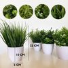 Pack 12 Plantas Surtidas Artificiales De 23 Cm Con Maceta