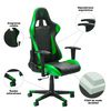 Silla Gaming / Oficina Woxter Stinger Station Green, Altura E Inclinación Ajustable