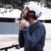 Casco Smart Helmet Con Leds De Frenado Inteligentes, Tamaño L -  Blanco