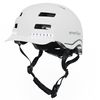 Casco Smart Helmet Pro Con Leds De Frenado Inteligentes  Y Bt, Tamaño L -  Blanco
