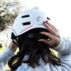 Casco Smart Helmet Max Con Intermitentes Y Leds De Frenado Inteligentes, Tamaño L -  Blanco