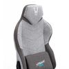 Silla Gaming Stinger Station Titan Woxter Inclinable Cojín Lumbar Gris Claro