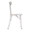 Silla De Metal Lacado Blanco Vintage