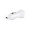 Cargador 2xusb Approx Coche Blanco