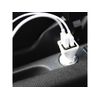 Cargador 2xusb Approx Coche Blanco