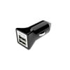 Cargador 2xusb Approx Coche Negro 2.4a