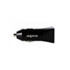 Cargador 2xusb Approx Coche Negro 2.4a