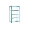 Estanteria Metálica Officlick 5/400 Metal Modulo Inicial. Azul/blanco 2100x900x400 Mm