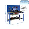 Banco De Trabajo Bt2 Box 1500 Azul/madera 1445x1510x610mm