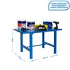 Banco De Trabajo Industrial Bt6 Metalic 1200 Azul 830x1200x730 Mm