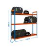 Kit Autoforte 2104-3 Azul/naranja