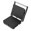 Plancha Grill, Panini, Acero Inox, Ondulada, Apertura 180º, 2200w