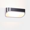 Leds·c4 Aplique Oval 180mm Led 4.8w 3000k Aluminio Satinado 340lm