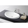 Bathco 4022 Ellipse Lavabo Semi Encastre Ovalado