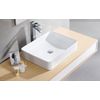 Bathco 4089 Nilo 50 Lavabo Sobre Encimera Rectangular Blanco