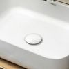 Bathco 0212bl Válvula Clic Clac 60 Mm Blanco Mate