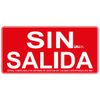 Atm Señalización-asa080-señal Sin Salida Pvc Clase A