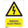 Atm Señalización-asrd110-señal Peligro Riesgo Eléctrico Pvc Glasspack