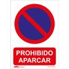 Atm Señalización-asrd260-señal Prohibido Aparcar Pvc Glasspack 210 X 300 Mm