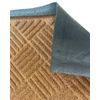 Felpudo Goma Textil Beige 7164101-2" "60x40 Cm" "marrón Rombos" "exma