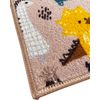 Alfombra Infantil Dormitorio Para Niños Niñas - Dinosaurios 7350010-3" "65x45 Cm" "estampado 7350010-3" "exma