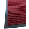 Felpudo De Rayas Goma Antideslizante - Granate 7190000-2" "60x40 Cm" "rojo" "exma