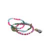 Pulsera Triple De Bolitas De Colores Con Abalorios (61165) (inca) con  Ofertas en Carrefour