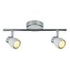 Akunadecor - Regleta 2 Luces Metal Blanco Chacho