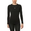 Camiseta Térmica Para Mujer Sport Hg Hg-8050 Negro