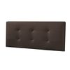 Cabecero De Cama Tapizado Carla 150x60 Chocolate