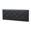 Cabecero Tapizado Rombo 150x60 Cm Negro, 8 Cm De Grosor