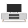 Mueble De Tv 2 Puertas 2 Estantes L140 Cm - Campus