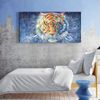 Cuadro Cabeza De Tigre 70x170 Cm