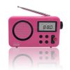 Nk Radio Portátil Vintage Pequeña Nk-ab1904-fm Rosa