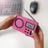 Nk Radio Portátil Vintage Pequeña Nk-ab1904-fm Rosa