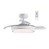 Ventildor De Techo Con Luz Y Aspas Plegables Wonderlamp Perla Mini - Blanco Ø91cm