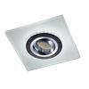 Empotrable Cuadrado Led Iceberg (2,4w 3000 K), Color: Aluminio