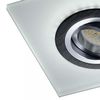 Empotrable Cuadrado Led Iceberg (2,4w 3000 K), Color: Aluminio