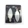 Pack 2xbombilla Led Vela 6w E14 2700k