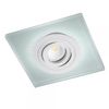 Empotrable Cuadrado Led Iceberg (2,4w Blue Led), Color: Blanco