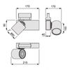 Foco De Carril Led Simox 20w