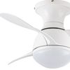 Akunadecor - Ventilador De Techo Metal Blanco Kuki