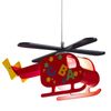 Lámpara Infantil De Techo Helicóptero Rojo