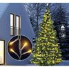 Luces Navidad 200l Led Petardo  Blanco 1.8m 6/p