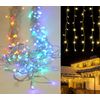 Luz Cortina Navidad 500l Led Colores Exterior 7.4*1m Ip44 31v