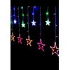 Luz 138l Led De Cascada Con Estrella 10/20cm Colores Interior 2.5m 230v