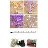 Luces Navidad Micro 100l Led Colores  Cable Blanco Interior Ip20 31v 7.95m