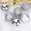 Bolas Navidad Multicolor 12cm Colgante De Bolas 12cm Plata Mixto Set 4pcs